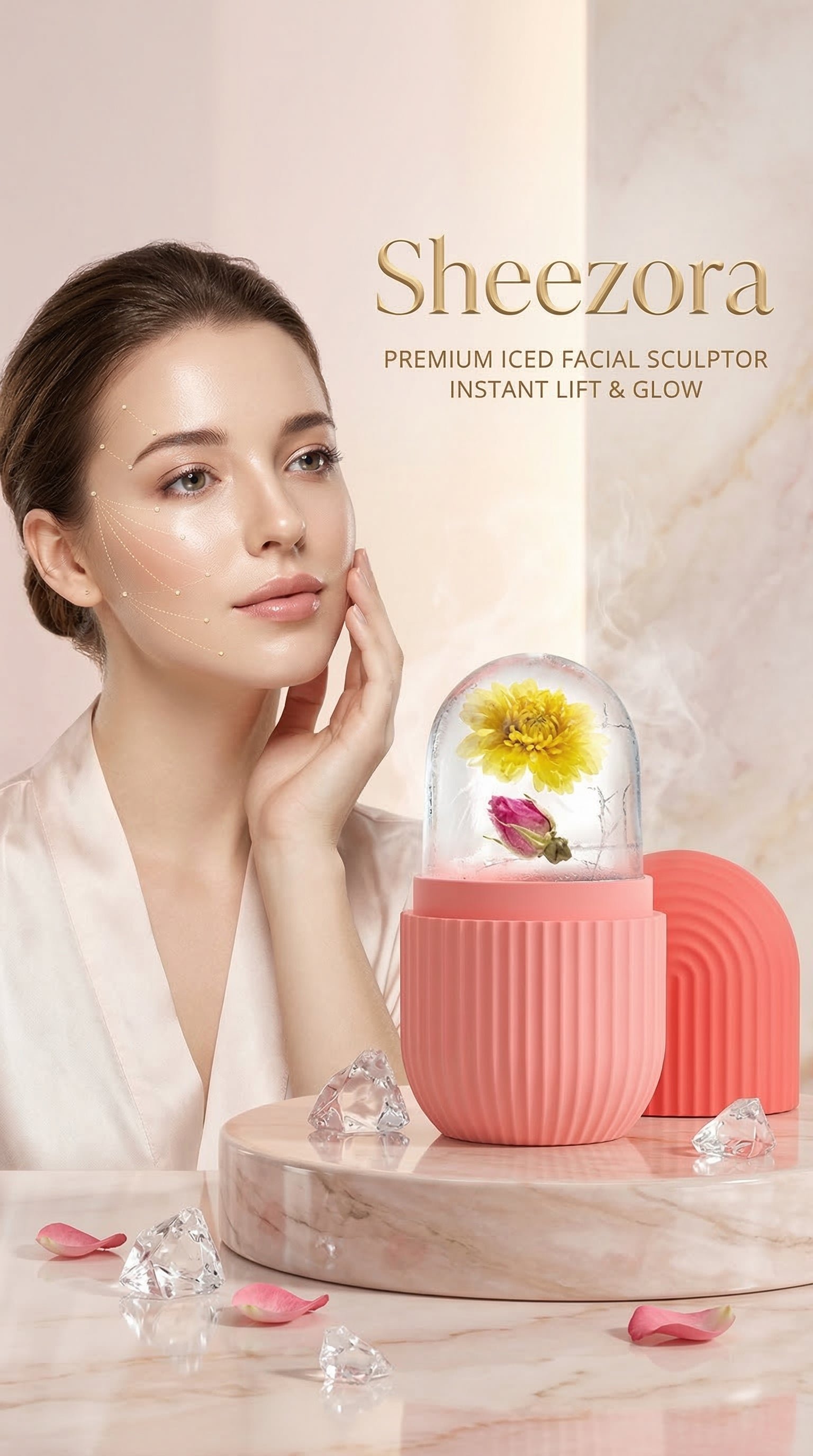 Face Glow Ice Roller