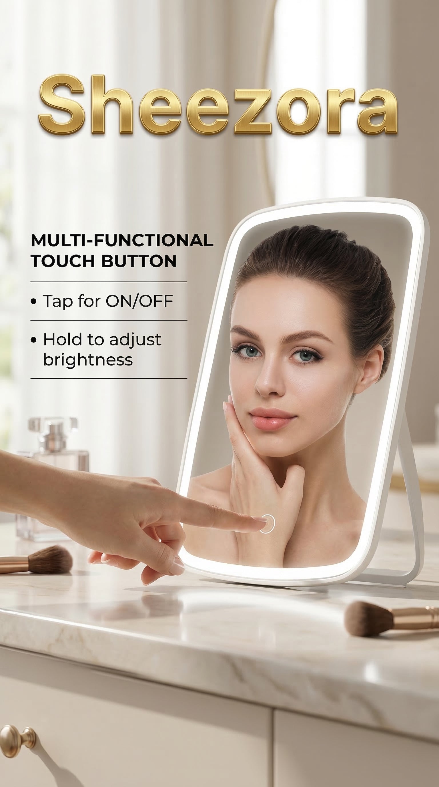 Touch Screen Makeup Mirror