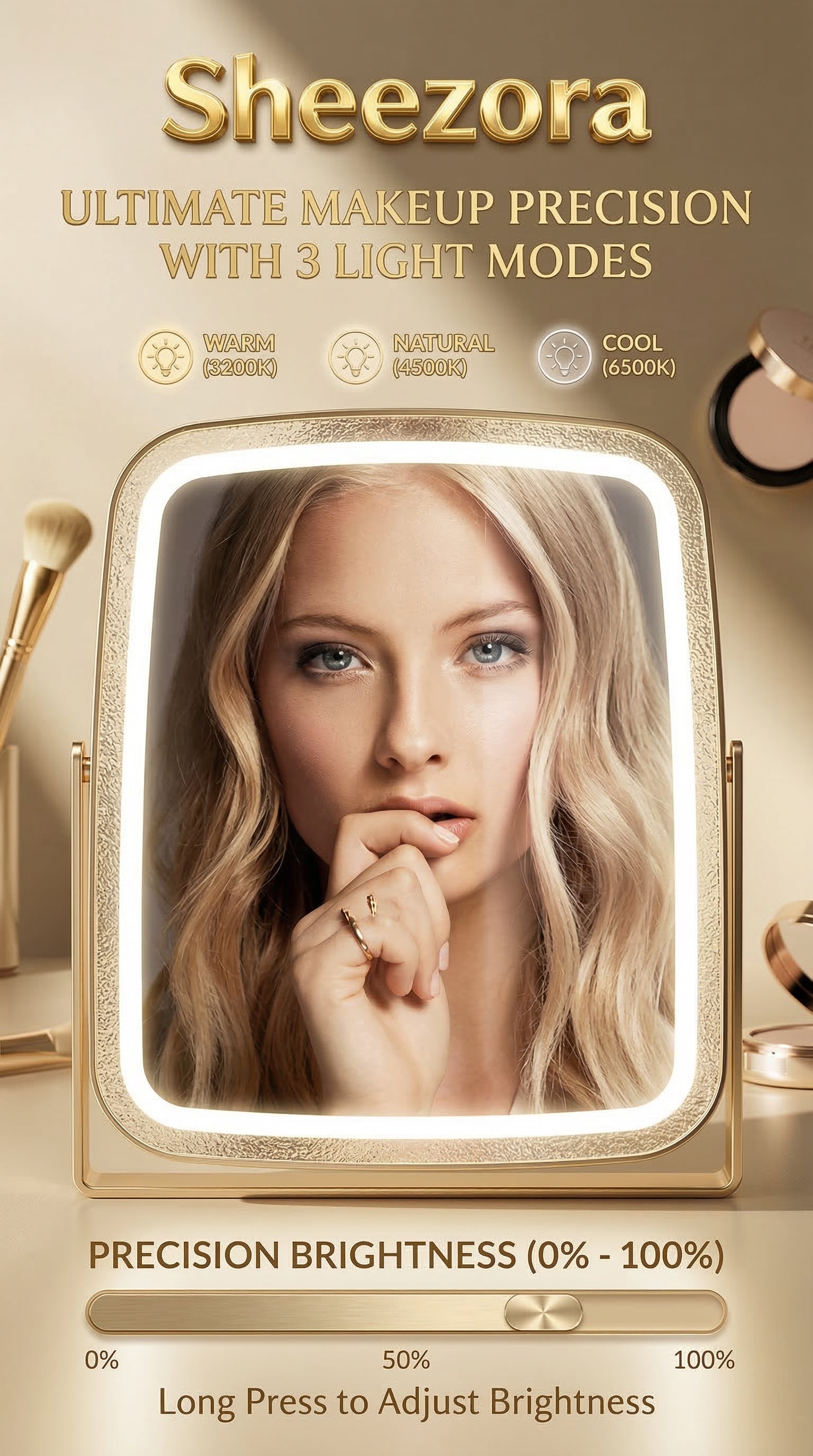 Touch Screen Makeup Mirror