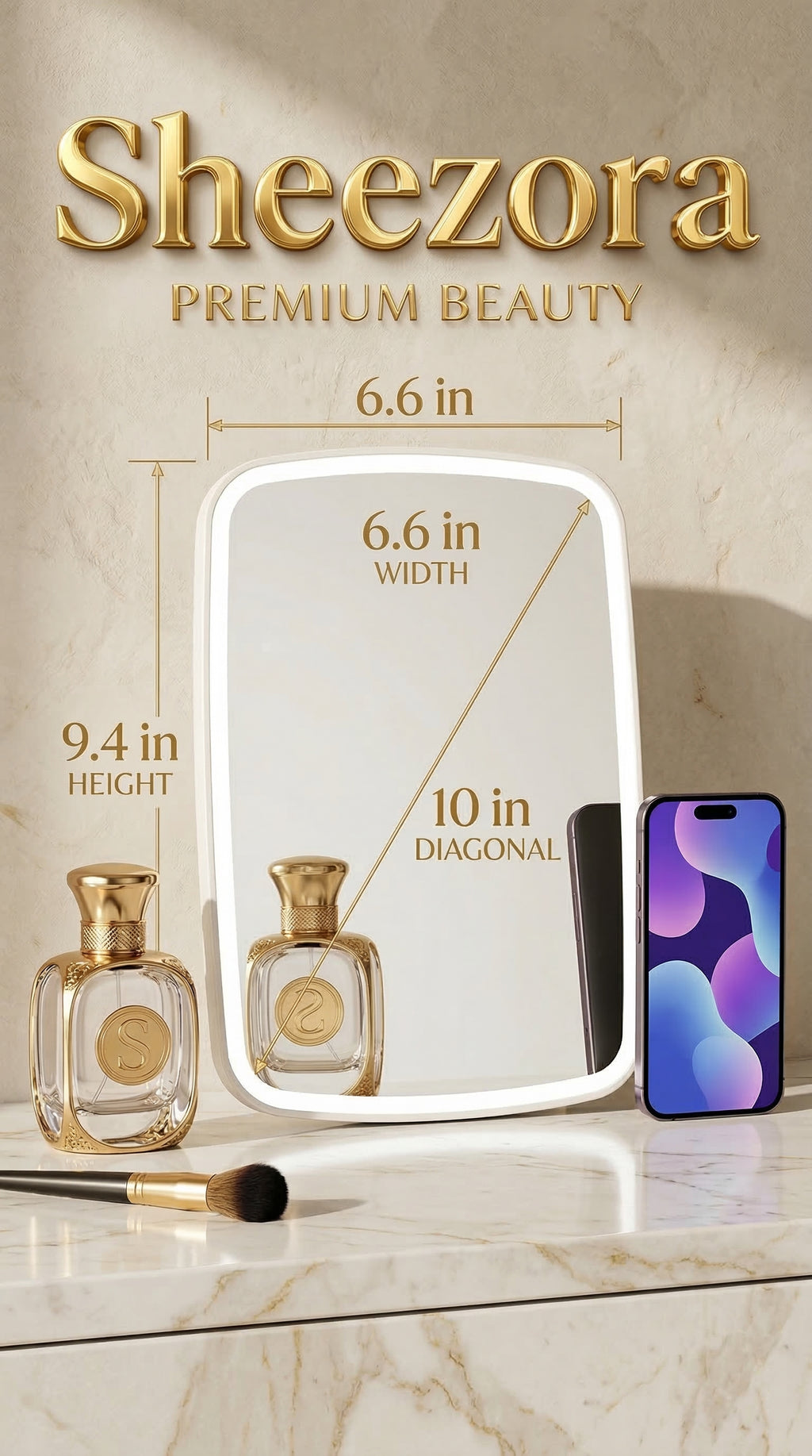 Touch Screen Makeup Mirror